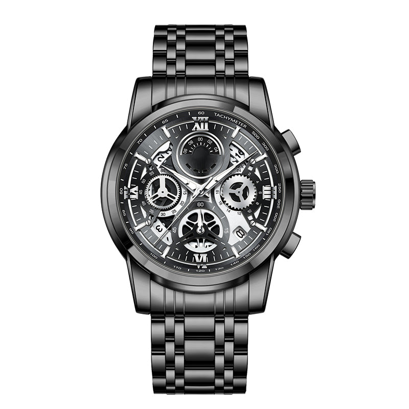 ⌚ ZEITLICH BEGRENZT 50% RABATT! ✨ Klassische Herren-Quarzuhr – Robustes Armband, zeitloser Stil 🖤