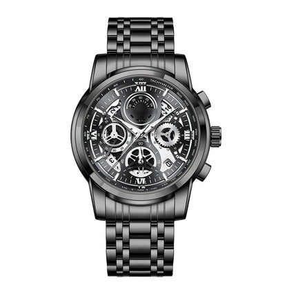 ⌚ ZEITLICH BEGRENZT 50% RABATT! ✨ Klassische Herren-Quarzuhr – Robustes Armband, zeitloser Stil 🖤