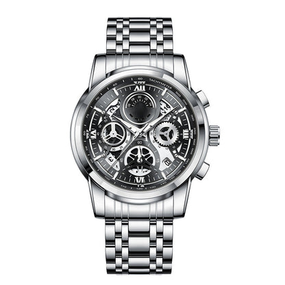 ⌚ ZEITLICH BEGRENZT 50% RABATT! ✨ Klassische Herren-Quarzuhr – Robustes Armband, zeitloser Stil 🖤