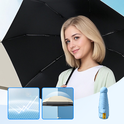 🔥Solange der Vorrat reicht 40 % Rabatt!🎉Kompakter Faltschirm mit UV-Schutz – UPF 50+, Windfest & Wasserdicht