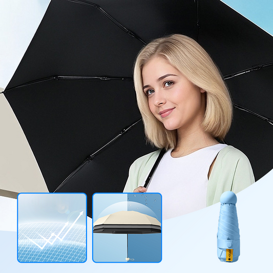 🔥Solange der Vorrat reicht 40 % Rabatt!🎉Kompakter Faltschirm mit UV-Schutz – UPF 50+, Windfest & Wasserdicht