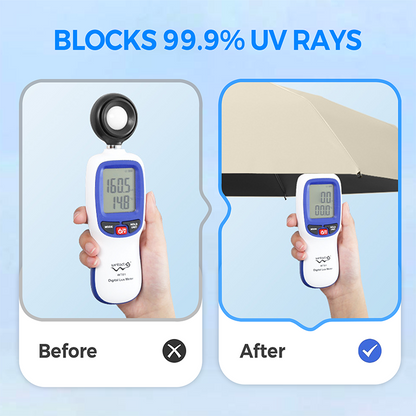 🔥Solange der Vorrat reicht 40 % Rabatt!🎉Kompakter Faltschirm mit UV-Schutz – UPF 50+, Windfest & Wasserdicht