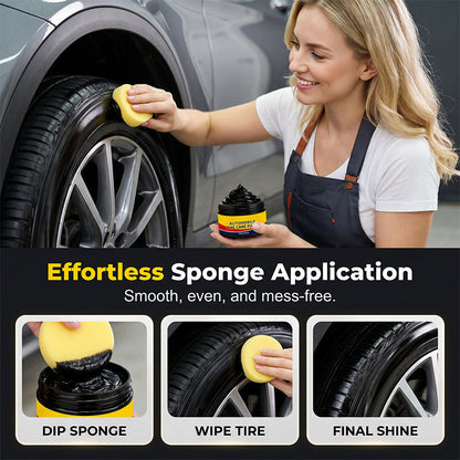 🔥Solange der Vorrat reicht 40 % Rabatt!🎉Reifenauffrischer und Glanzpaste für Autoreifen