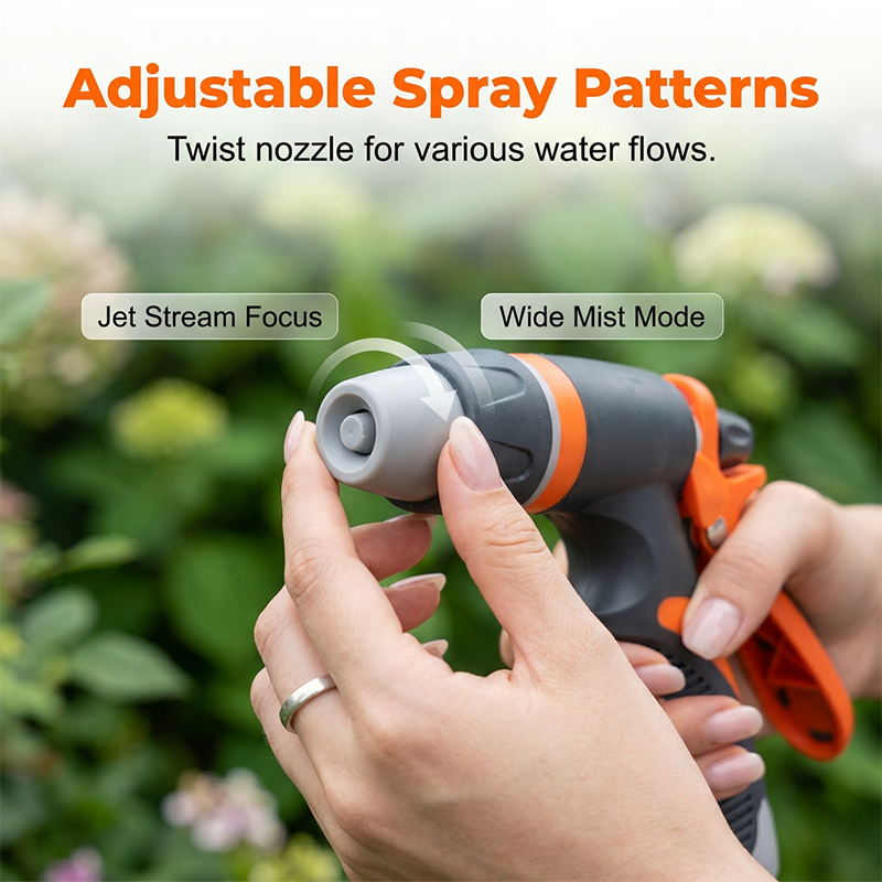 🔥 Solange der Vorrat reicht – 40 % Rabatt! 🎉 Hochdruck-Wasserpistole für Autowäsche & Garten – Einstellbarer Strahl, rutschfester Griff & universelle Anschlüsse