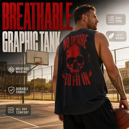 🔥 Solange der Vorrat reicht – 40 % Rabatt! 🎉 Herren Ärmelloses Tank Top – Lockere Passform, Sommer-Gym & Streetwear-Stil