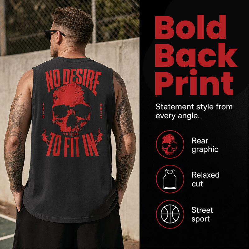 🔥 Solange der Vorrat reicht – 40 % Rabatt! 🎉 Herren Ärmelloses Tank Top – Lockere Passform, Sommer-Gym & Streetwear-Stil