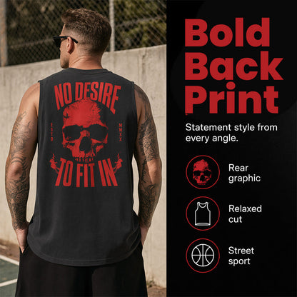 🔥 Solange der Vorrat reicht – 40 % Rabatt! 🎉 Herren Ärmelloses Tank Top – Lockere Passform, Sommer-Gym & Streetwear-Stil