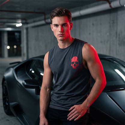 🔥 Solange der Vorrat reicht – 40 % Rabatt! 🎉 Herren Ärmelloses Tank Top – Lockere Passform, Sommer-Gym & Streetwear-Stil