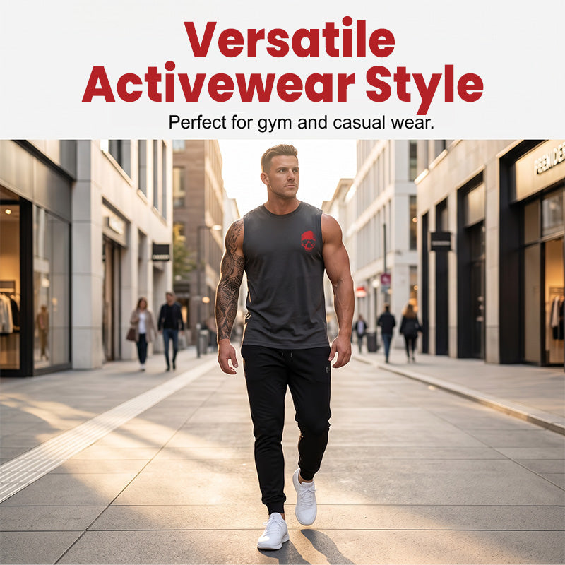 🔥 Solange der Vorrat reicht – 40 % Rabatt! 🎉 Herren Ärmelloses Tank Top – Lockere Passform, Sommer-Gym & Streetwear-Stil