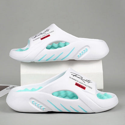 🏖️ Sommer-Sale 60% Rabatt 🏝️Unisex rutschfeste Pantoletten mit wolkenweicher dicker Sohle🎁