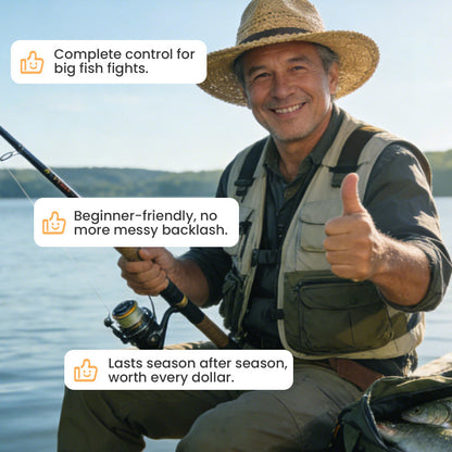 🌀🎣 50% RABATT! Baitrunner-Spinnrolle – Dual-Drag, leise, stabil, für Raubfisch & Friedfisch. 💪
