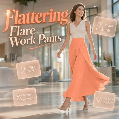 📢📢40% RABATT!! ⏰Damen Leichte Fließende Weite Hose