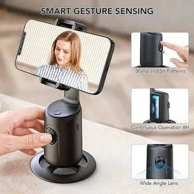 🔥Solange der Vorrat reicht 40 % Rabatt!🎉Weihnachtsgeschenk 360° Rotation Smart Auto Face Object Tracking Halterung