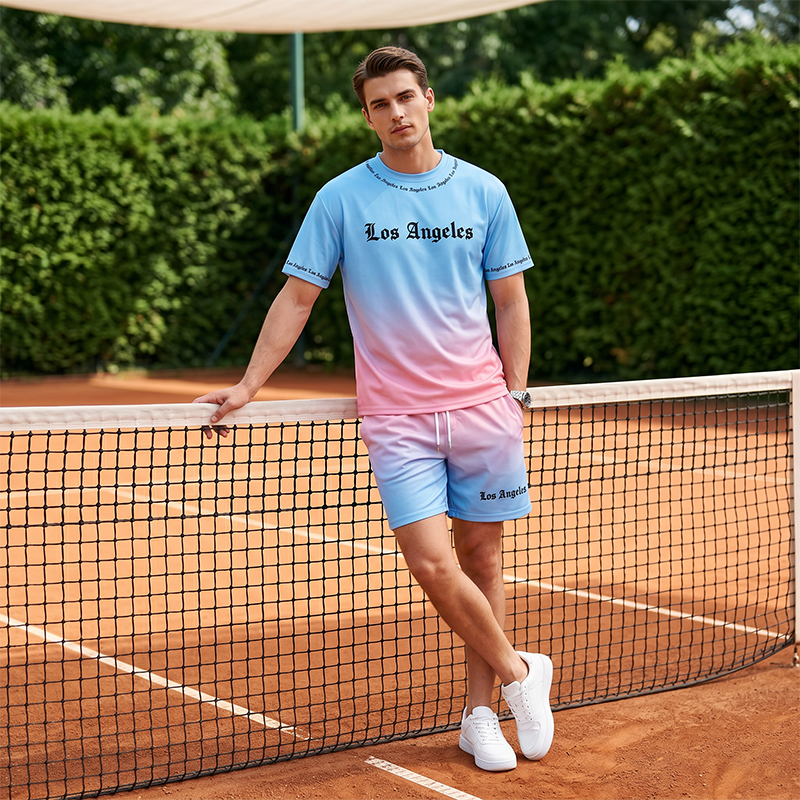 🌊 2026 Sale — Über 82.000 verkauft! 🔥Herren Sommer Casual Bedrucktes 2-teiliges Set
