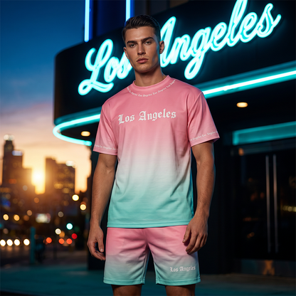 🌊 2026 Sale — Über 82.000 verkauft! 🔥Herren Sommer Casual Bedrucktes 2-teiliges Set