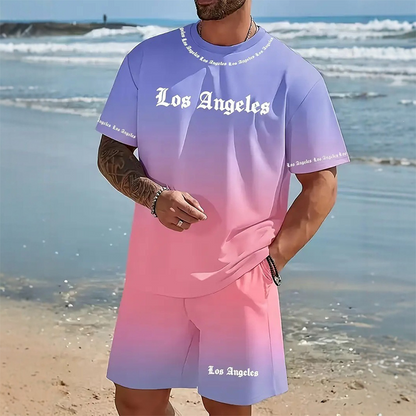 🌊 2026 Sale — Über 82.000 verkauft! 🔥Herren Sommer Casual Bedrucktes 2-teiliges Set