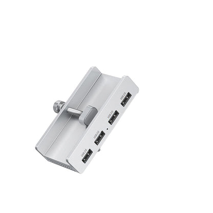 💥Begrenzte Zeit 50% Rabatt! 🖥️Schluss mit Kabelchaos! Klemm-USB-3.0-Hub aus Aluminiumlegierung – 4-Port-Dockingstation