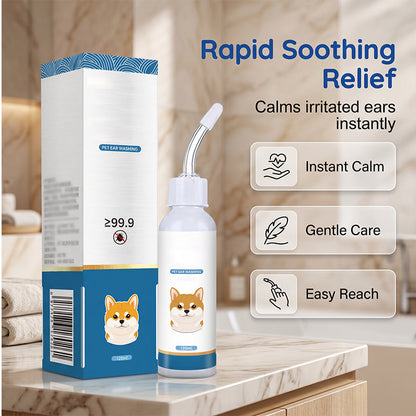 🐶 KAUFE 2, ERHALTE 1 GRATIS! 🐱 Sanfte Tierohrreiniger-Lösung – Sicher & schnell reinigend – Mit flexibler Silikonspitze – ideal für Hunde & Katzen – sanft & effektiv 🧴✨👂