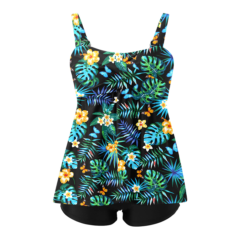 💥50% RABATT!🩱Damen Tankini-Oberteil mit breiten Trägern – bequem und stylisch für den Strand