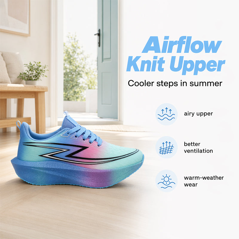 Atmungsaktive Mesh-Sneaker mit Dämpfungssohle für Sport & Freizeit