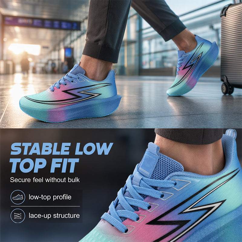 Atmungsaktive Mesh-Sneaker mit Dämpfungssohle für Sport & Freizeit