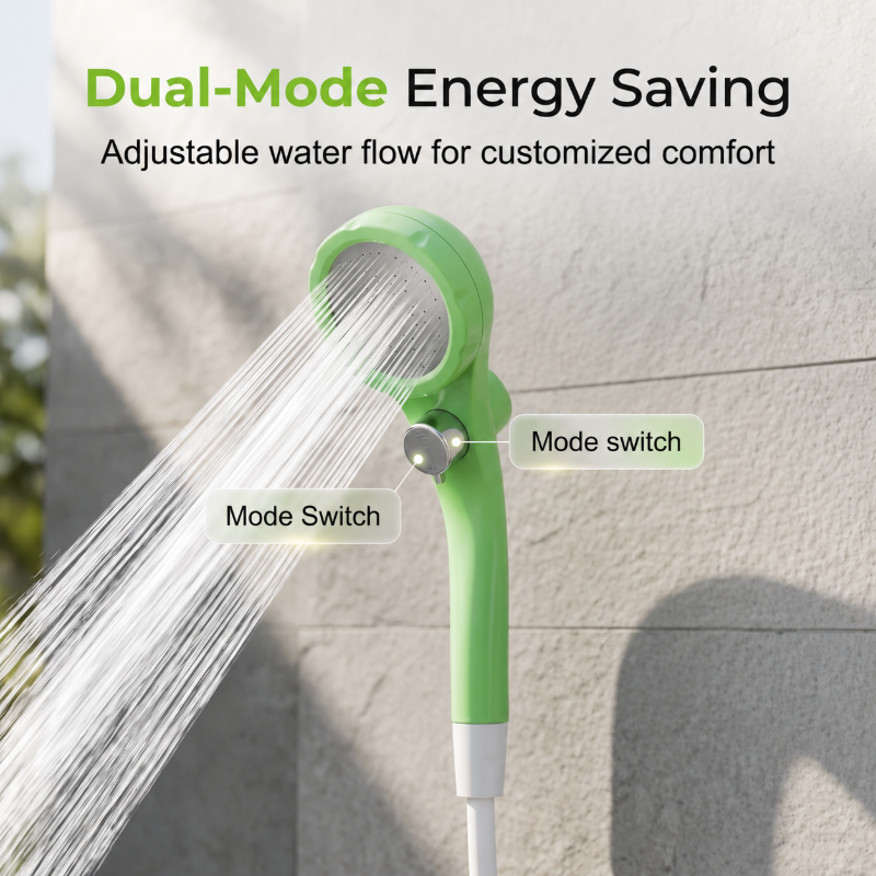 Tragbare Campingdusche mit wiederaufladbarer Pumpe
