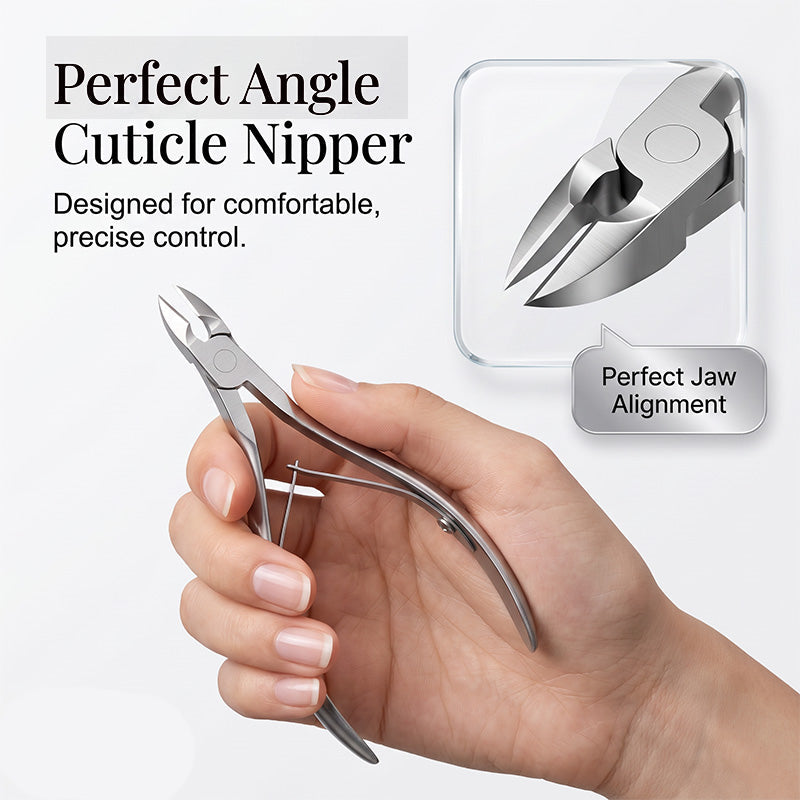 3-teiliges professionelles Nagelhaut-Pflege-Set – Zange & Schieber