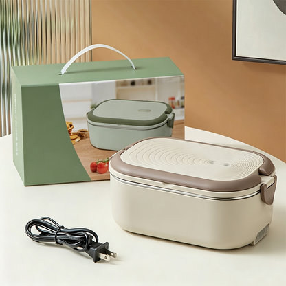 📢📢40% RABATT!! ⏰ Tragbare Elektrische Lunchbox – Aufwärmen ohne Wasser