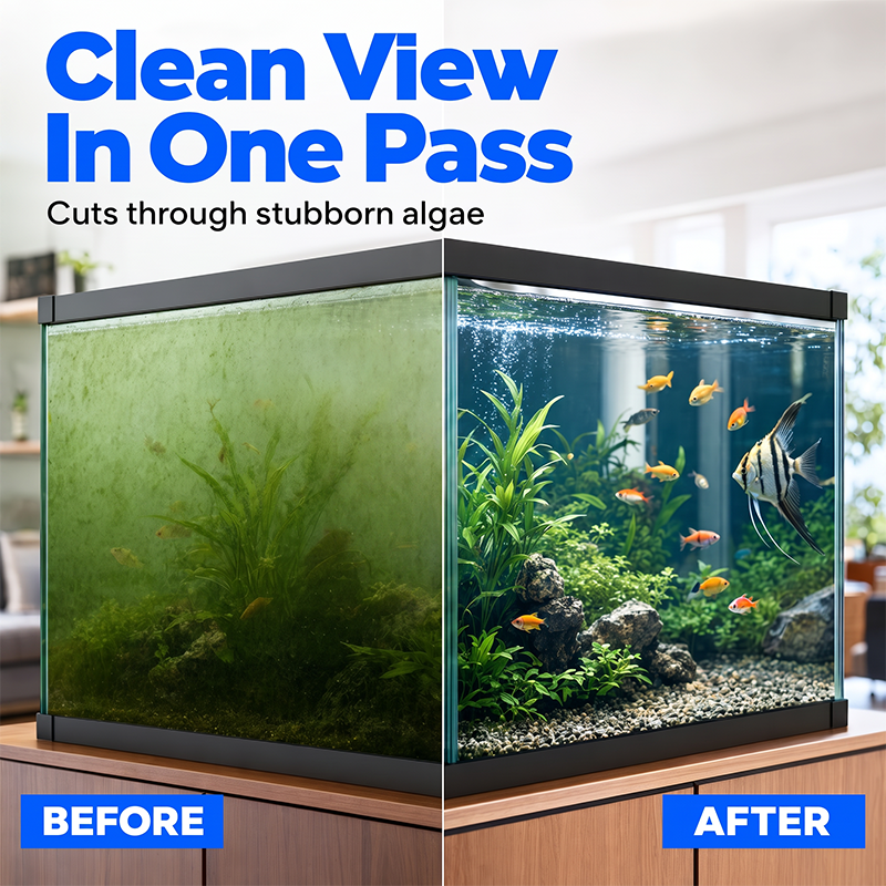 🐠 50% RABATT! 🧲 Magnetischer Aquarium Scheibenreiniger – Doppelseitig, algenentfernend & wasserdicht – Saubere Glasscheiben ganz ohne nasse Hände 💧