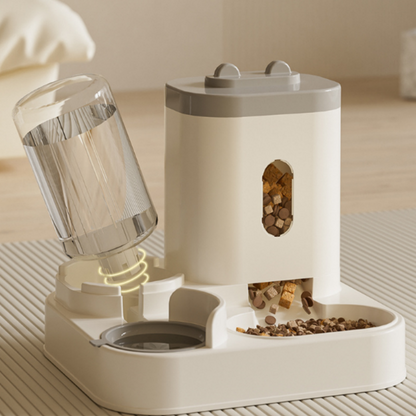 🐱🍽️ 2-in-1 Automatischer Futter- & Wasserspender – 50% RABATT! Futter & Wasser in einem Gerät – ideal für Hunde, Katzen & unterwegs. 🔥💧