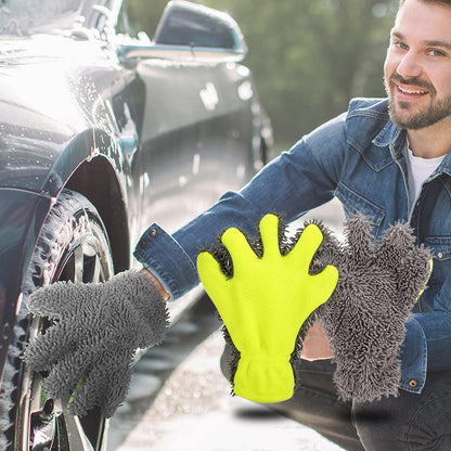 🔥Solange der Vorrat reicht 40 % Rabatt!🎉Doppelseitige Fünf-Finger-Autowaschhandschuhe