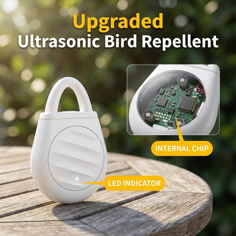 🐦Tragbarer Ultraschall-Vogelvertreiber – kompakt, leicht & ideal für unterwegs