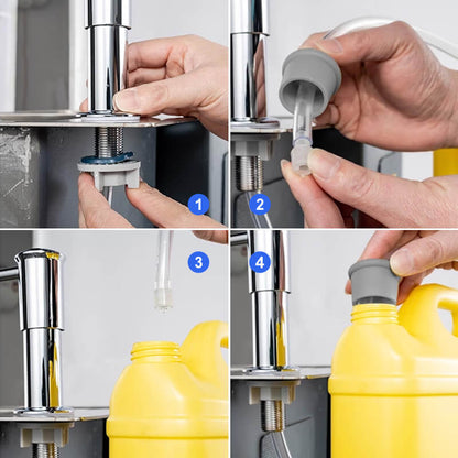 🧴 50% RABATT! 🚿 Verlängerungsrohr für Seifenspender – Flexibel, anpassbar & einfach zu montieren – Ideal für Reinigungsmittel & praktische Handhabung im Alltag 🧽