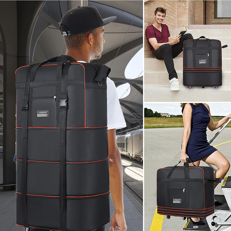 🔥 50% RABATT! 🧳 Wasserdichte XXL-Reisetasche aus Oxford-Gewebe ✨ Extra Großes Fassungsvermögen, Faltbar & Ideal für Reisen, Umzug und Aufgabegepäck