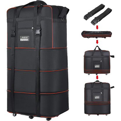 🔥 50% RABATT! 🧳 Wasserdichte XXL-Reisetasche aus Oxford-Gewebe ✨ Extra Großes Fassungsvermögen, Faltbar & Ideal für Reisen, Umzug und Aufgabegepäck