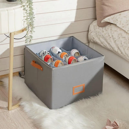 🛍️ 50 % Rabatt – Faltbare Schuh-Box mit transparenter Sichtfront – mehrteiliges Design, staubgeschützt & platzsparend 👟