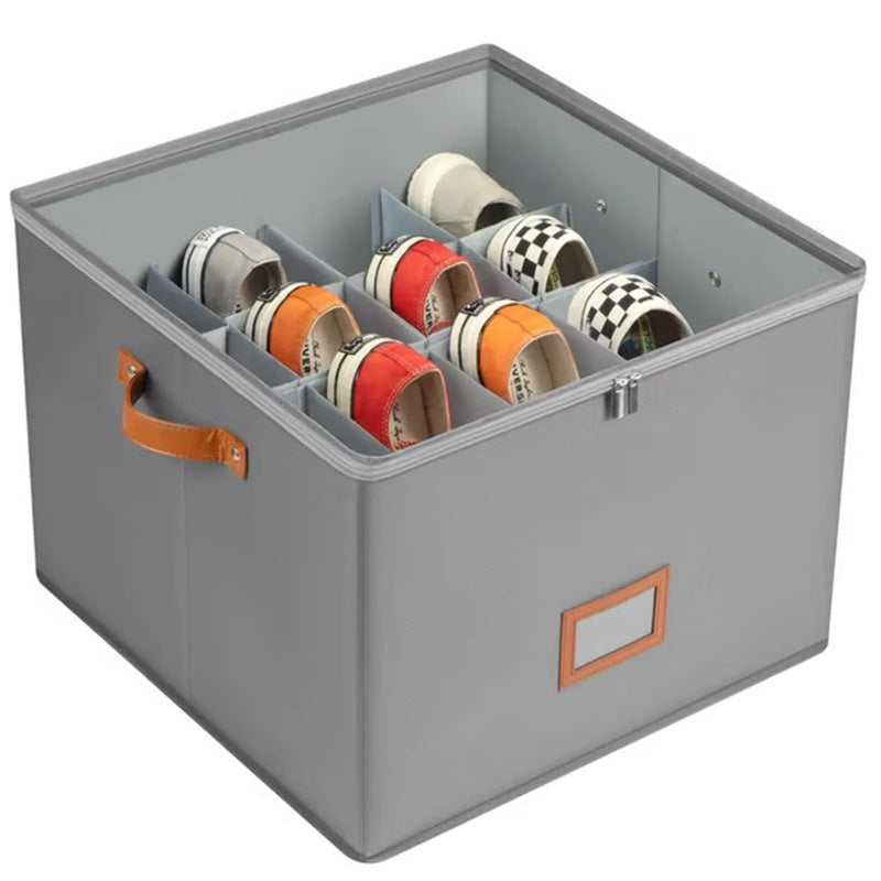 🛍️ 50 % Rabatt – Faltbare Schuh-Box mit transparenter Sichtfront – mehrteiliges Design, staubgeschützt & platzsparend 👟