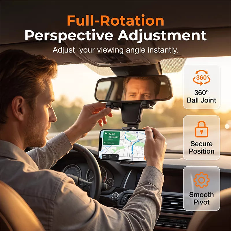 📢📢50% OFF !! ⏰Car Rearview Mirror Phone Holder