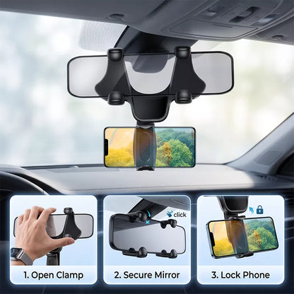 📢📢50% OFF !! ⏰Car Rearview Mirror Phone Holder