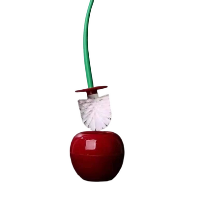 🍒 Kreative kirschförmige Toilettenbürste – Tiefenreinigung, ergonomischer Griff & platzsparendes Design