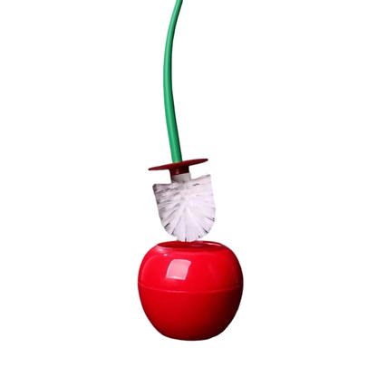 🍒 Kreative kirschförmige Toilettenbürste – Tiefenreinigung, ergonomischer Griff & platzsparendes Design