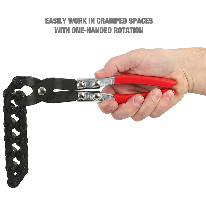 ⏳Zeitlich begrenzt 50% Rabatt⏰ Auspuffrohr-Schneidzange mit Kettenmechanismus für die Autoreparatur ⛓️✂️