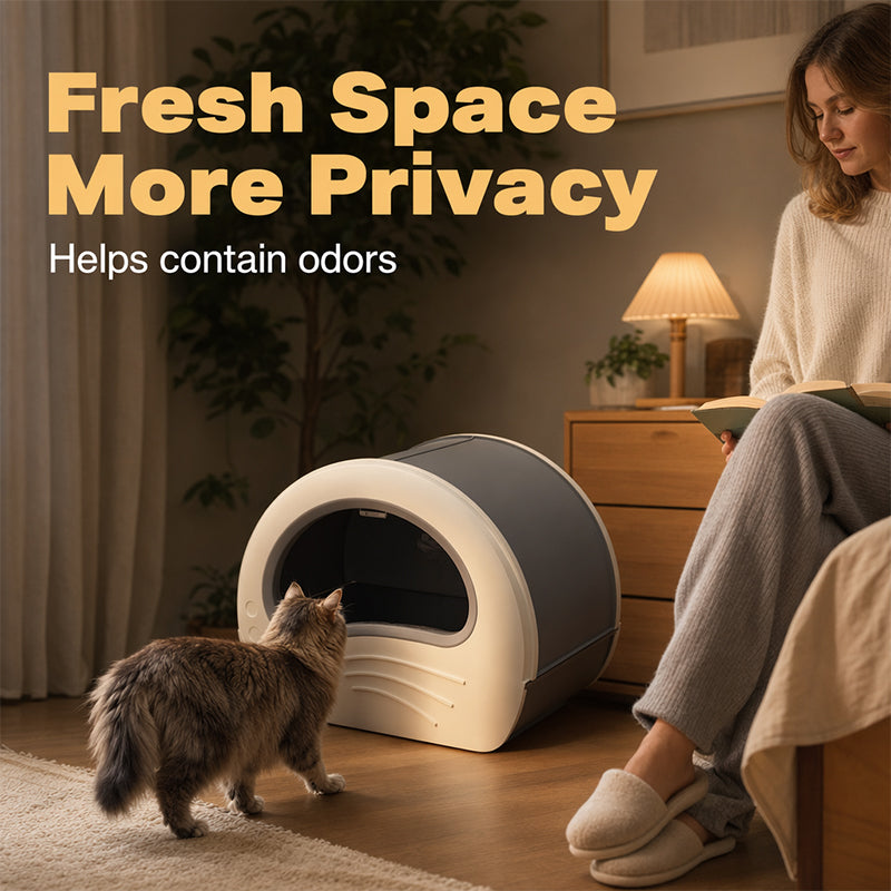 🛍️ 50 % Rabatt – XXL Geschlossenes Katzentoilette mit Schublade – geruchsdicht, auslaufsicher & leicht zu reinigen – ideal für Mehrkatzenhaushalte 🐱