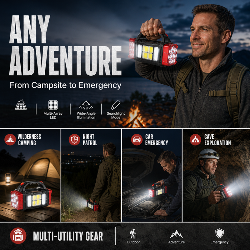 ⛺ 50 % Rabatt – Wiederaufladbare LED-Taschenlampe – leistungsstark, wasserdicht & kompakt – ideal für Camping, Outdoor & Notfälle 🔦