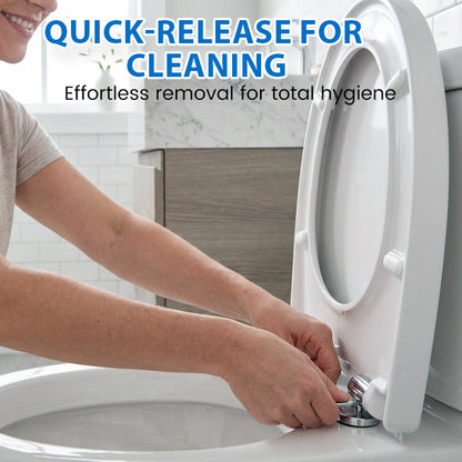 🔥Solange der Vorrat reicht 40 % Rabatt!🎉Robuster Toilettendeckel mit Soft-Close-Funktion
