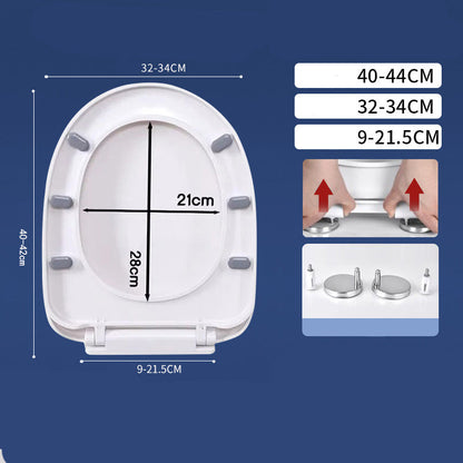 🔥Solange der Vorrat reicht 40 % Rabatt!🎉Robuster Toilettendeckel mit Soft-Close-Funktion