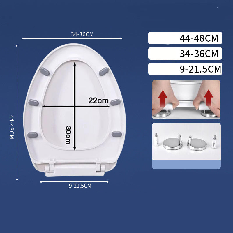 🔥Solange der Vorrat reicht 40 % Rabatt!🎉Robuster Toilettendeckel mit Soft-Close-Funktion