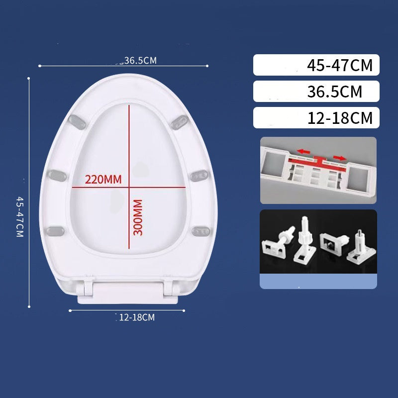 🔥Solange der Vorrat reicht 40 % Rabatt!🎉Robuster Toilettendeckel mit Soft-Close-Funktion