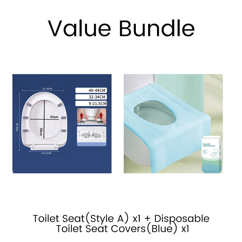 🔥Solange der Vorrat reicht 40 % Rabatt!🎉Robuster Toilettendeckel mit Soft-Close-Funktion