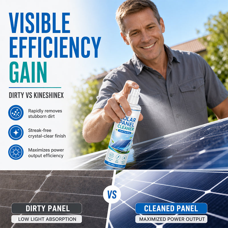 🛒 JETZT 50 % RABATT! ☀️ Hochwertiges Reinigungsspray für Solarmodule – Entfernt Schmutz effektiv und steigert den Energieertrag – Einfach anzuwendendes Produkt für den Außenbereich 💧